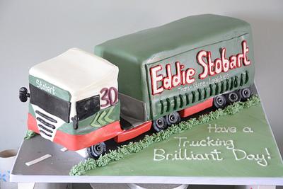 Eddie Stobart lorry! - Cake by Tillys cakes