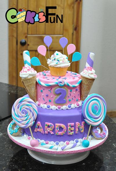 “2” Sweet - Cake by Cakes For Fun