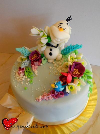 Spring,Olaf..spring!! - Cake by ciupakabra