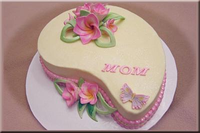 Mom's 78th birthday - Cake by srkcakelady