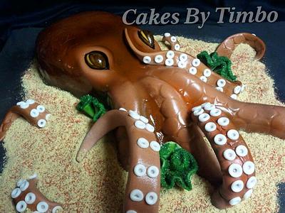 Octopus Cake Finished! - Cake by Timbo Sullivan