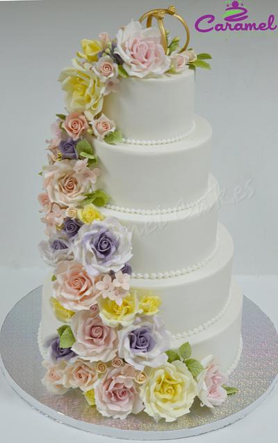 Wedding Cake  - Cake by Caramel Doha