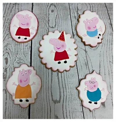 Peppa Pig  Cookies - Cake by Claudia Smichowski