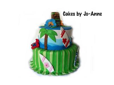 Tiki Beach - Cake by Cakes by Jo-Anne