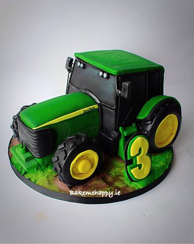 John Deere tractor cake. - Cake by Elaine Boyle....bakemehappy.ie