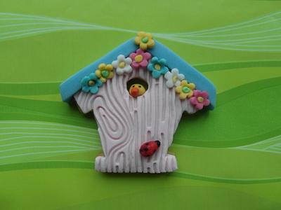 Bird house cookie - Cake by Carla 