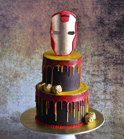 Ironman drip cake !  - Cake by Hima bindu