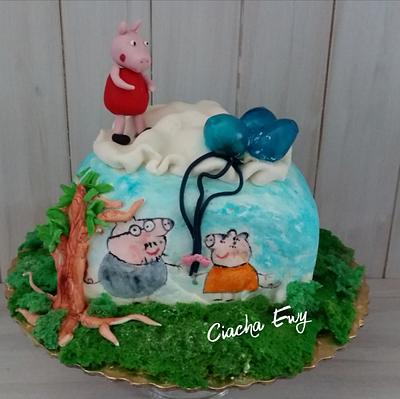 Świnka Peppa  - Cake by Ewa