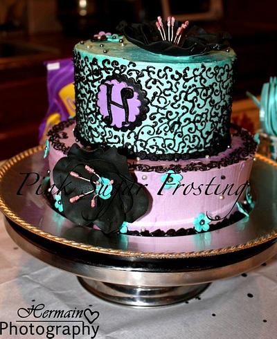 Sweet 16 Birthday Cake  - Cake by pink sugar frosting