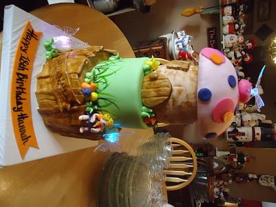 Fairy Mushroom Birtyday cake - Cake by Joann Gottermeyer