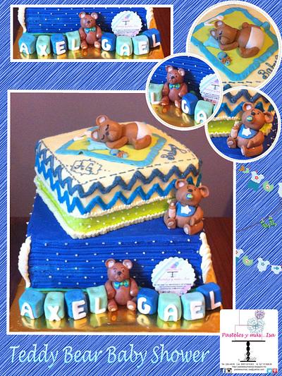 TEDDY BEAR BABY SHOWER - Cake by Pastelesymás Isa