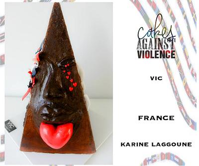 Aphrodite cry - cake against violence - Cake by VIC