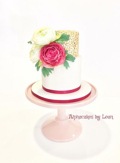 Engagement Cake - Cake by AlphacakesbyLoan 