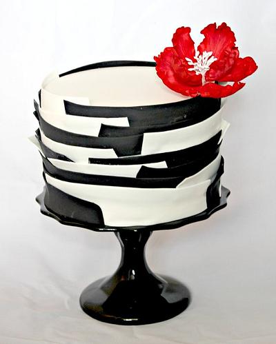 black and white - Cake by La Fabrik à Gâteaux !