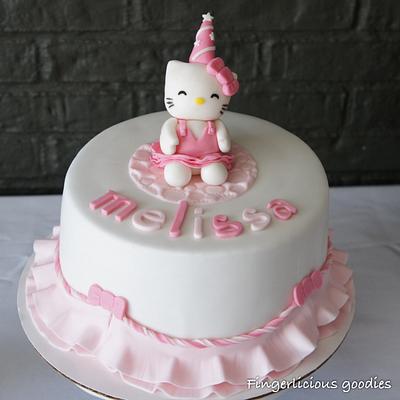 Hello Kitty - Cake by Fingerlicious Goodies