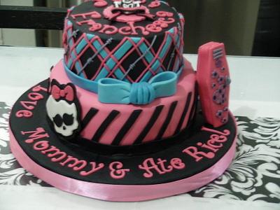 Monster High inspired cake - Cake by Francesca's Smiles
