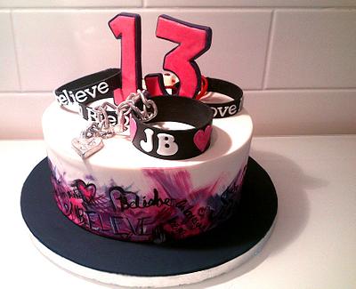 Justin Bieber Birthday Cake - Cake by Danielle Lainton