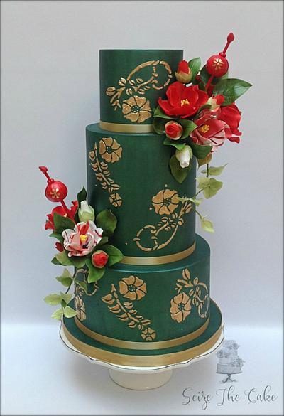 Camellia cake  - Cake by Seize The Cake