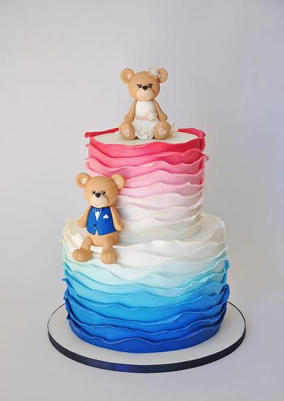 Ombre cuteness - Cake by ArchiCAKEture