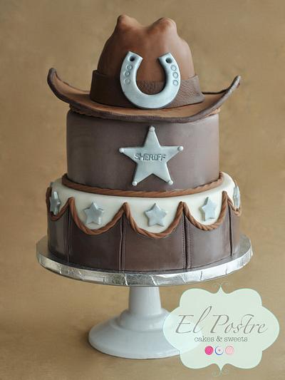 Cowboy cake - Cake by Claudia Gonzalez
