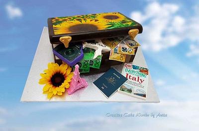 Travel 50th Birthday Cake - Cake by Chuckles