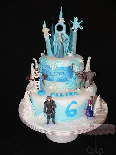 Frozen cake and cookies - Cake by BBD