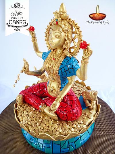 Goddess Lakshmi - Cake by Make Pretty Cakes