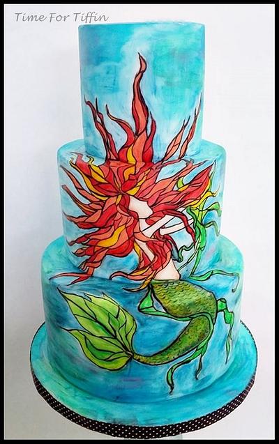 Mermaid  - Cake by Time for Tiffin 