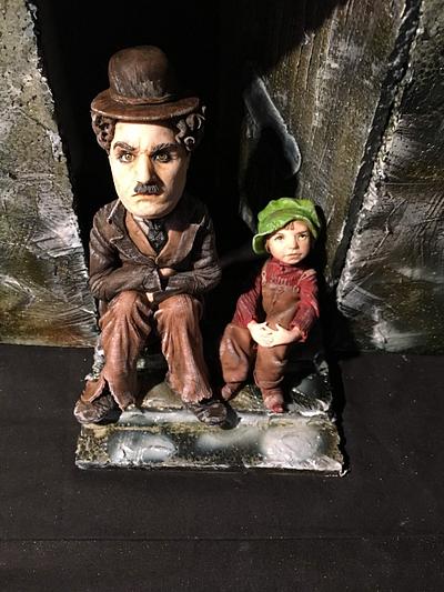 Charlie Chaplin & The Kid - Let’s Dream Together Collaboration  - Cake by Nightwitch 