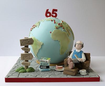 Globe cake - Cake by The Little Kendal Cakery