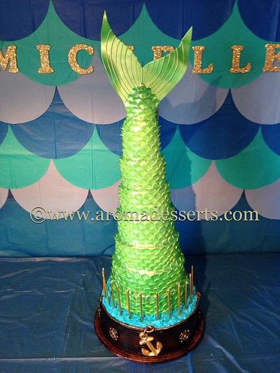 Mermaid Tail Cake - Cake by Anna Lenis