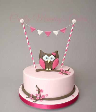 Owl baby shower - Cake by CraftyMummysCakes (Tracy-Anne)