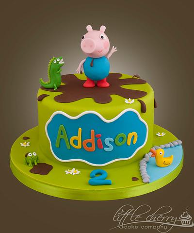 George Pig - Cake by Little Cherry