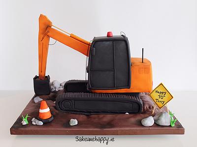 Digger cake - Cake by Elaine Boyle....bakemehappy.ie
