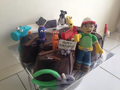 Handy Manny 30th birthday cake - Cake by Whoscountingcakes