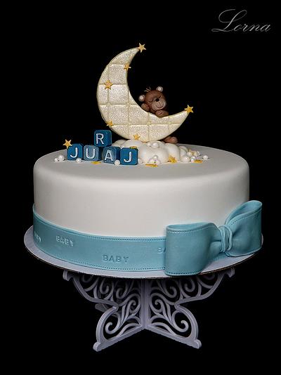Boy christening cake.. - Cake by Lorna