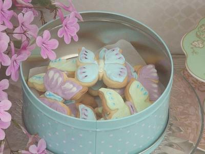 Butterfly Sugar Cookies - Cake by JulieCraggs
