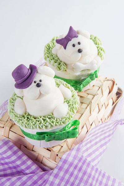 Cupcake dogs - Cake by Pasteles de ensueño magazine