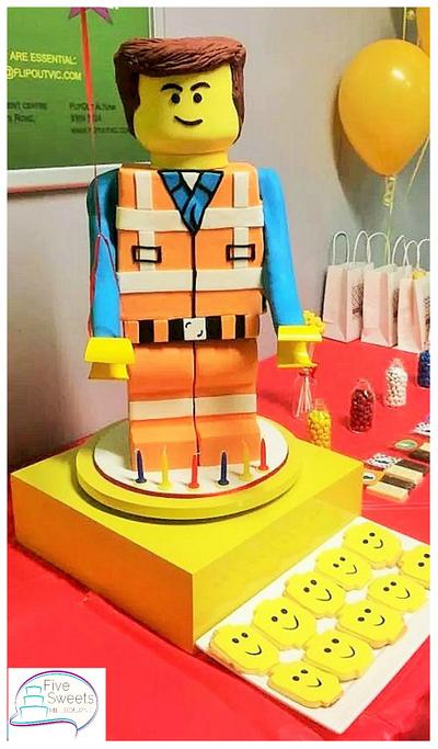 3D Emmett - Lego - Cake by Five Sweets Melbourne