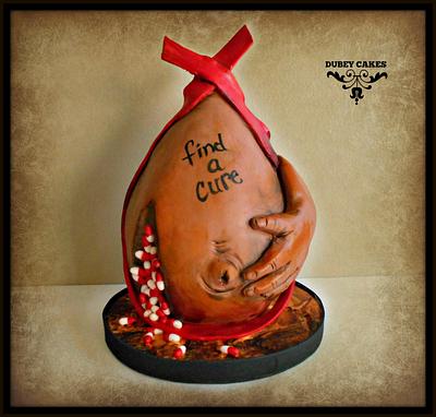FIND A CURE.. UNSA BeTeamRed Collaboration - Cake by Bethann Dubey