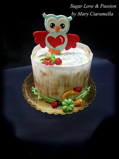 Owl Lucky cake - Cake by Mary Ciaramella (Sugar Love & Passion)
