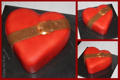 Hart onder de riem taart (encouragement cake) - Cake by Cakes for Fun_by LaLuub