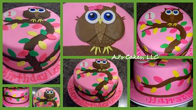 Owl Cake - Cake by Amanda Reinsbach