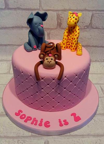 Animal birthday cake - Cake by Baked by Lisa