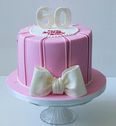 60th Birthday cake - Cake by Fiso