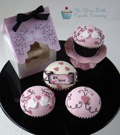 Parisian Style Valentines Cupcakes - Cake by Amanda’s Little Cake Boutique