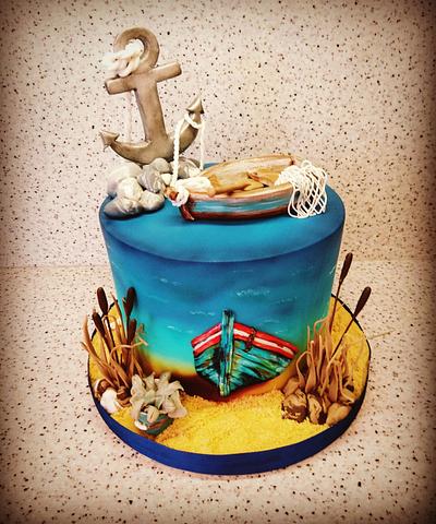 Sea cake - Cake by Alena Boháčová - Dorty Sen