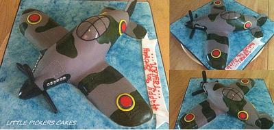 ww2 spitfire - Cake by little pickers cakes