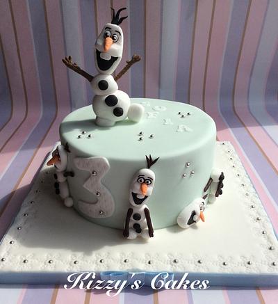 Olaf, four ways... - Cake by K Cakes