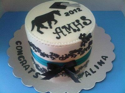 AMHS Grad Cake - Cake by Cindy